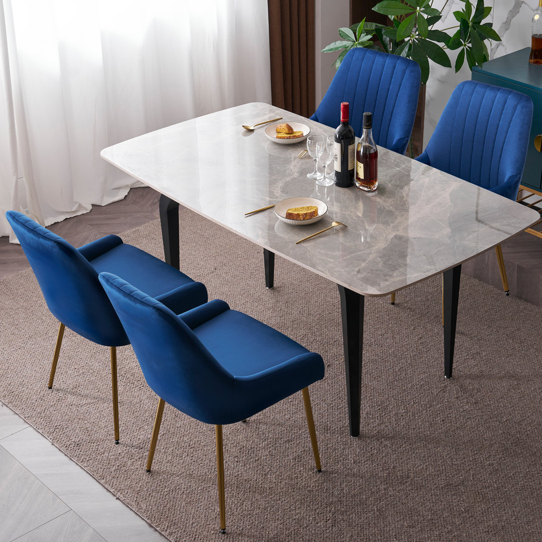 Maulsby Tufted Velvet Dining Chair